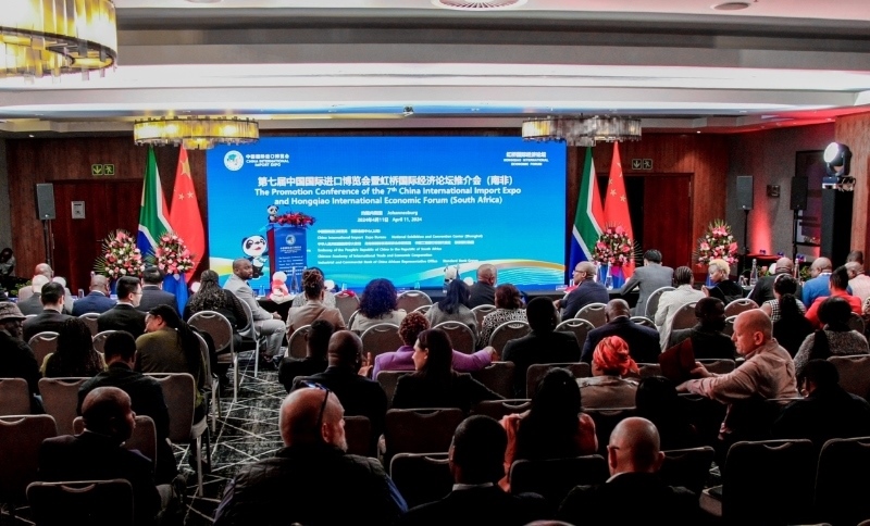 現(xiàn)場(chǎng)照片。（圖片來(lái)源：中國(guó)國(guó)際進(jìn)口博覽會(huì)官微）