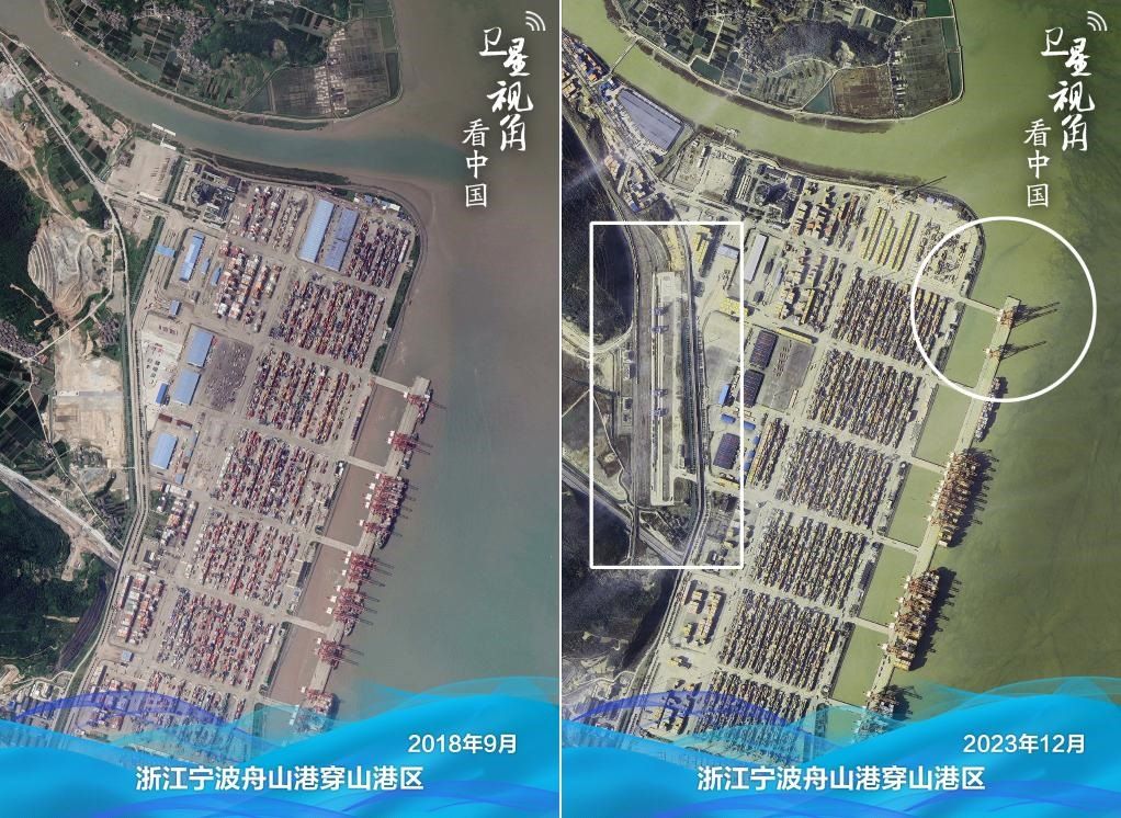 浙江寧波舟山港穿山港區(qū)新建1個(gè)泊位及鐵路穿山港站。