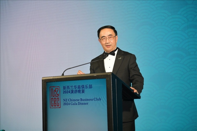 新西蘭華商俱樂部和華商聯(lián)合總會主席楊健。主辦方供圖