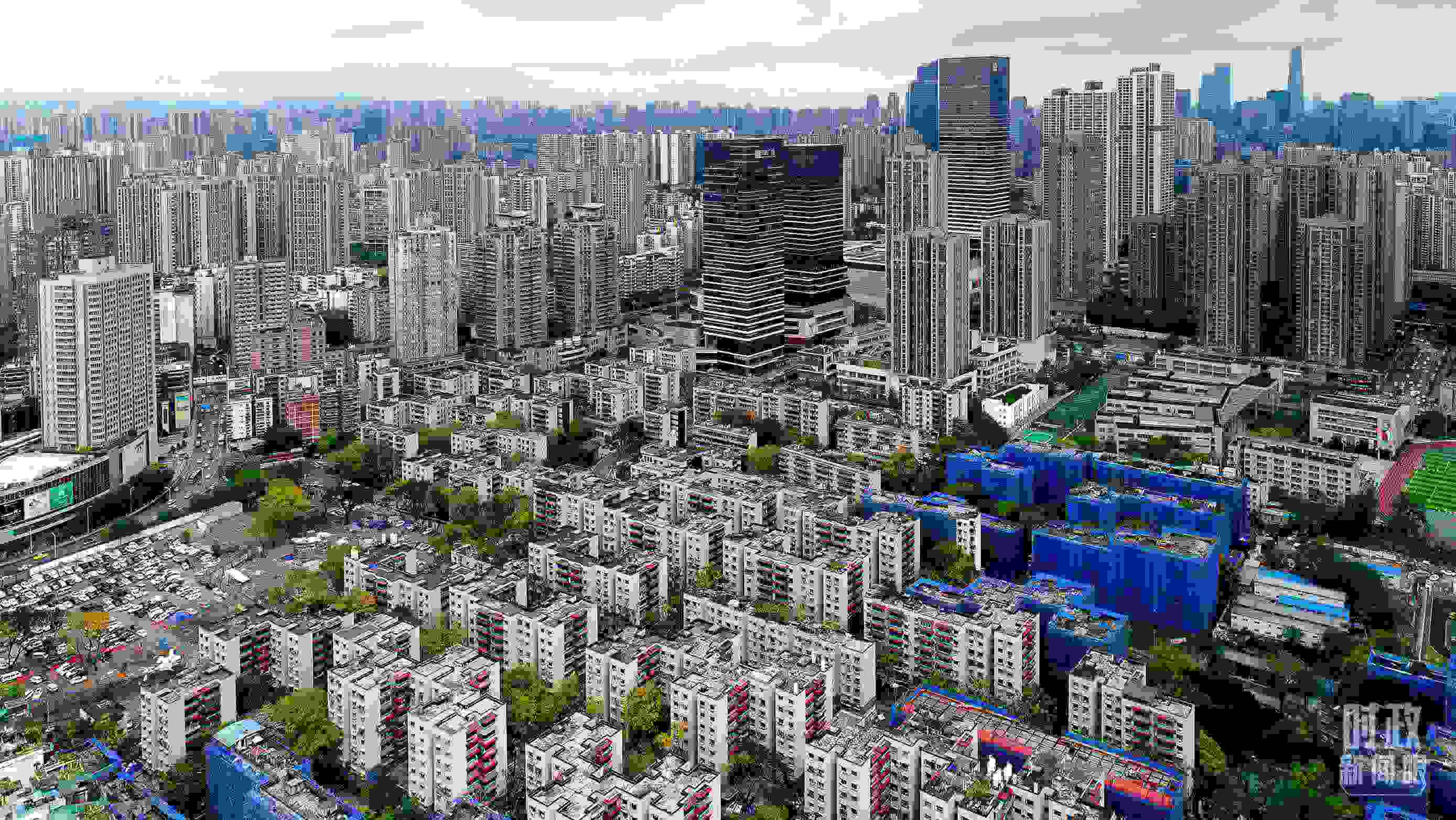 △九龍坡區(qū)謝家灣街道民主村社區(qū)。（總臺記者于濱拍攝）