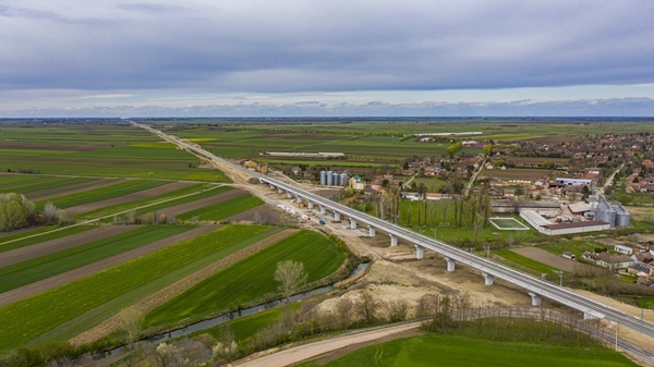 匈塞鐵路塞爾維亞境內(nèi)。中國(guó)鐵路國(guó)際有限公司供圖