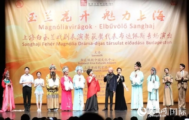 “玉蘭花開(kāi)·魅力上?！弊哌M(jìn)布達(dá)佩斯。葉辰亮攝