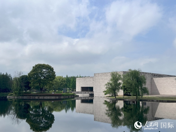 良渚博物院外觀。人民網(wǎng)記者 崔越攝