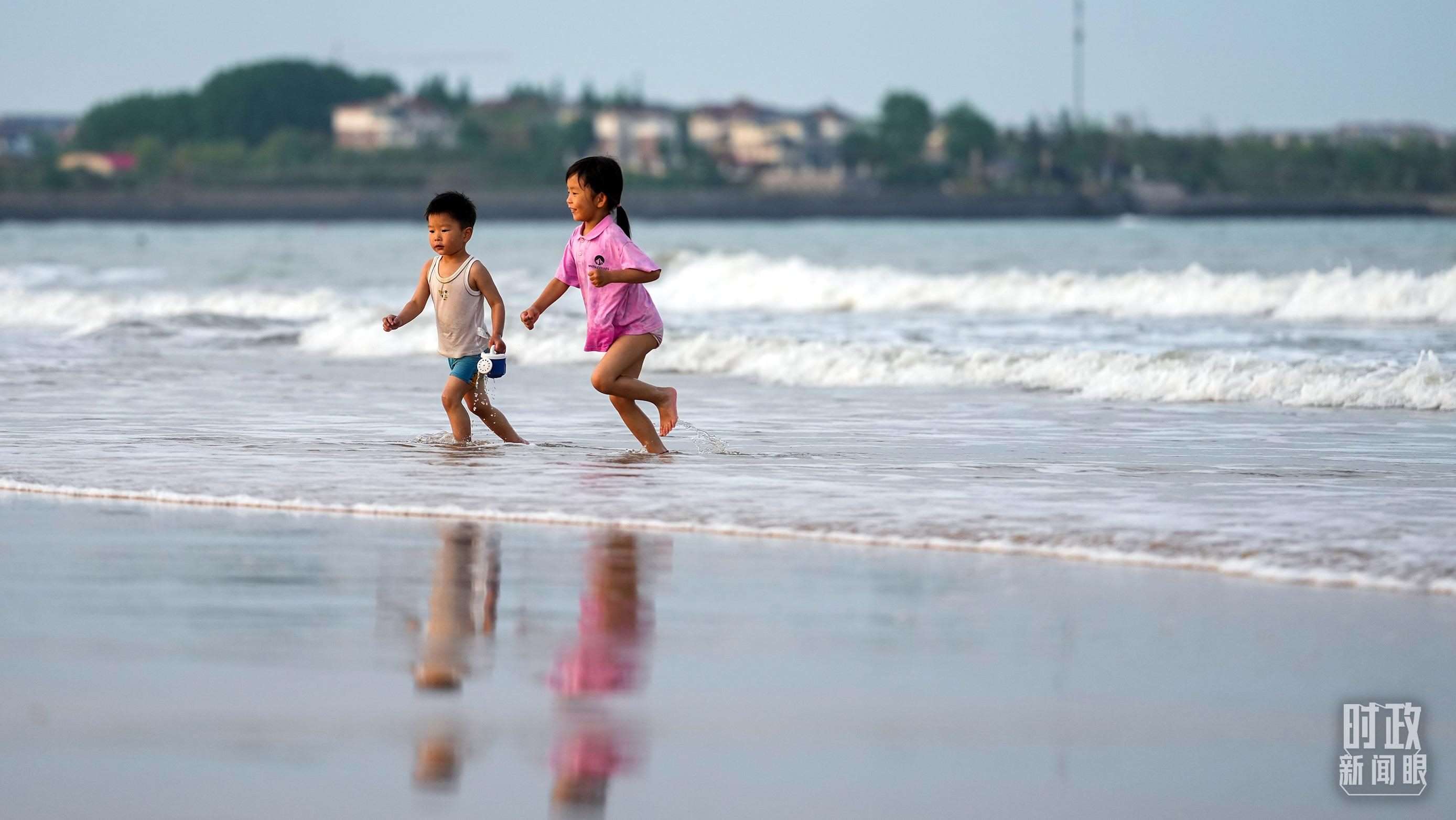 山東日照陽光海岸。（總臺(tái)國廣記者李晉拍攝）