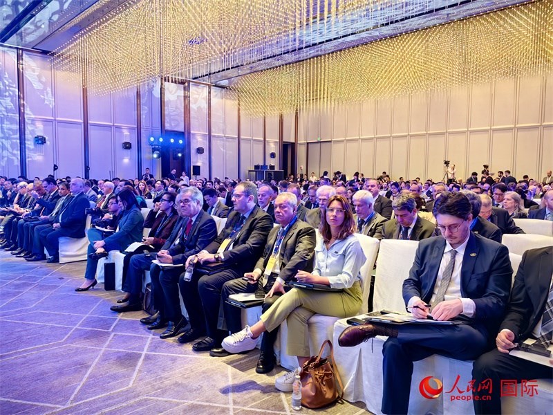 中國—巴西商業(yè)研討會現(xiàn)場。人民網(wǎng)記者 符園園攝