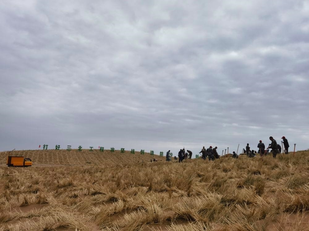 △2023年9月23日，河西走廊—塔克拉瑪干沙漠邊緣阻擊戰(zhàn)在甘肅武威市民勤縣正式啟動。