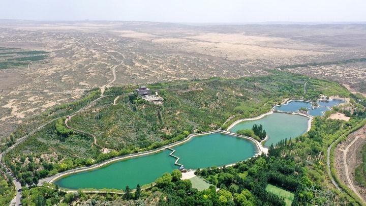 △2023年6月7日，寧夏靈武市白芨灘國家級自然保護區(qū)。