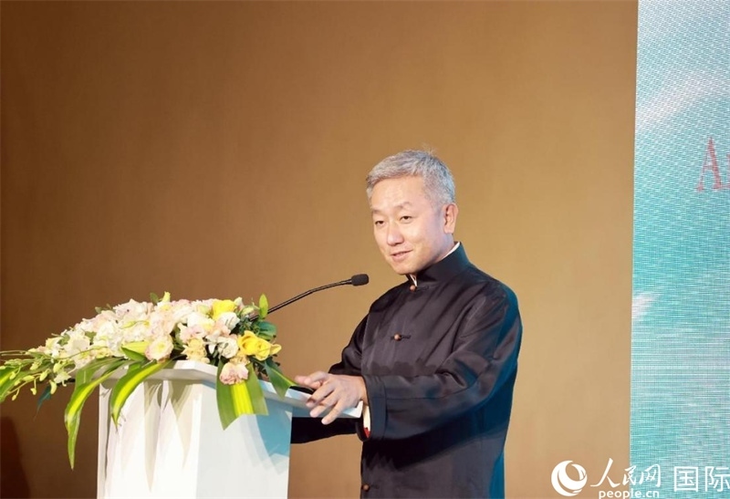 張益明大使致辭。人民網記者 管克江攝