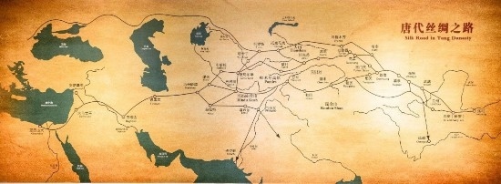 唐代絲綢之路，經(jīng)過新疆眾多地區(qū)。（圖片來源：視覺中國）