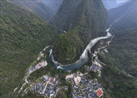 2023年3月10日，云南獨龍江航拍