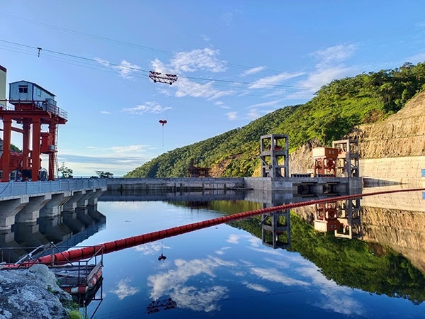 剛果（金）布桑加水電站水庫(kù)。中鐵資源集團(tuán)供圖