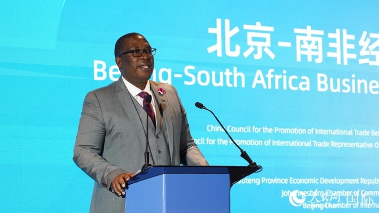 勒蘇非省長(zhǎng)致辭。人民網(wǎng) 劉暢攝