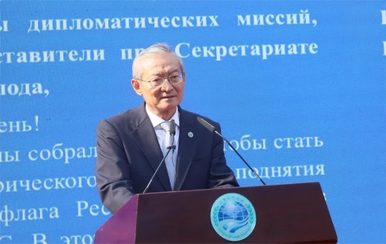 上合組織秘書長張明出席活動并致辭。主辦方供圖