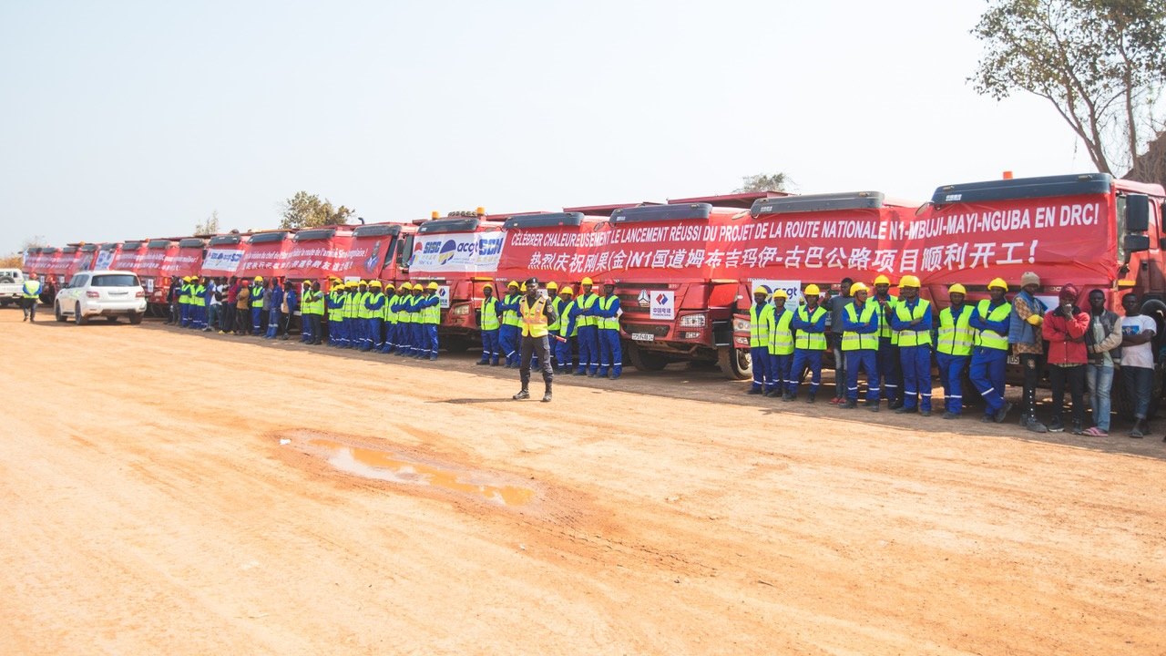 項目開工現(xiàn)場。中鐵資源集團供圖