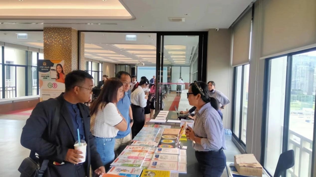 泰國中文教育精英教師高端培訓(xùn)活動現(xiàn)場。泰國朱拉隆功大學(xué)孔子學(xué)院供圖