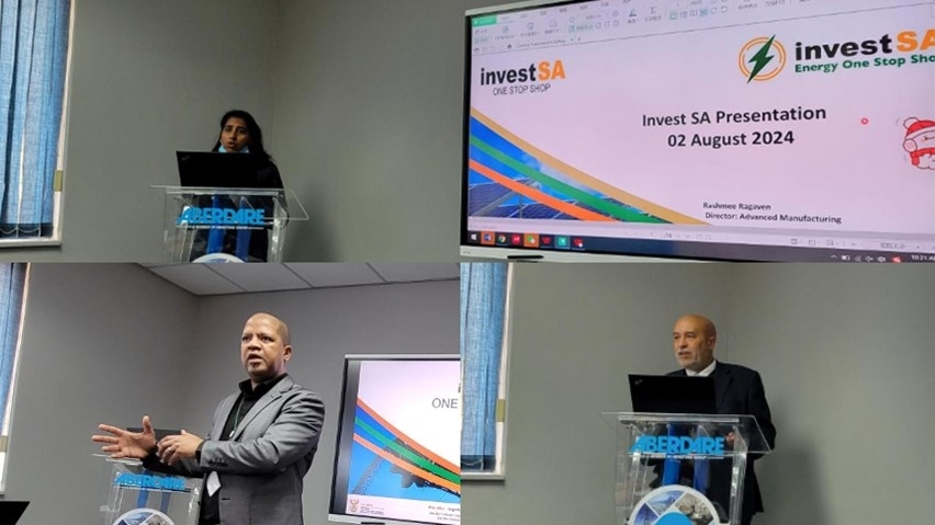 南非貿(mào)工部官員主旨演講。南中經(jīng)貿(mào)協(xié)會(huì)供圖