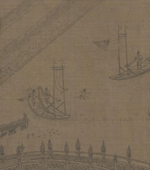 《龍舟奪標(biāo)圖》中的“水秋千”