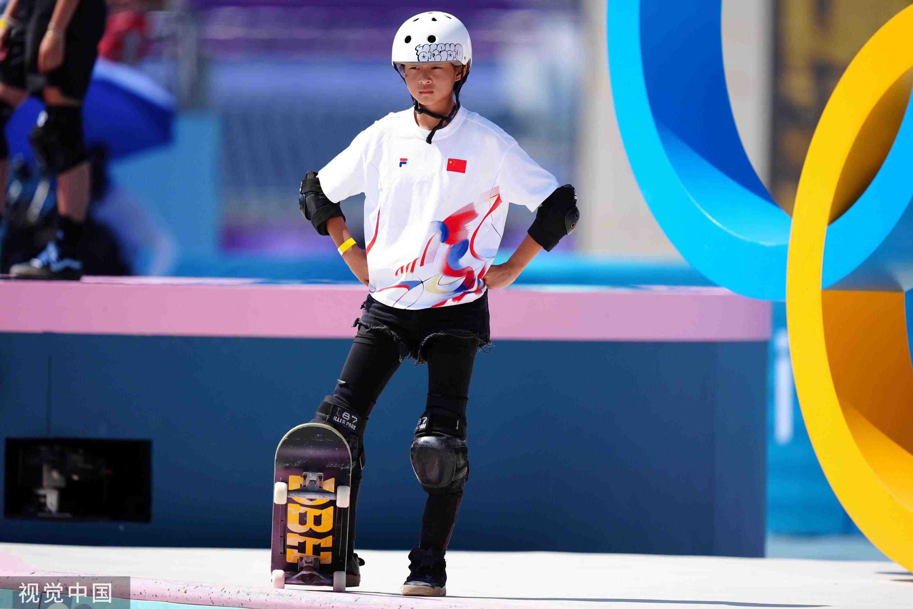 11歲的鄭好好出戰(zhàn)奧運(yùn)會(huì) 圖片來(lái)源：視覺中國(guó)