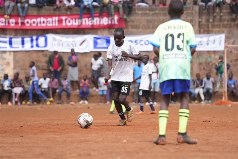 足球比賽現(xiàn)場(chǎng)。主辦方供圖