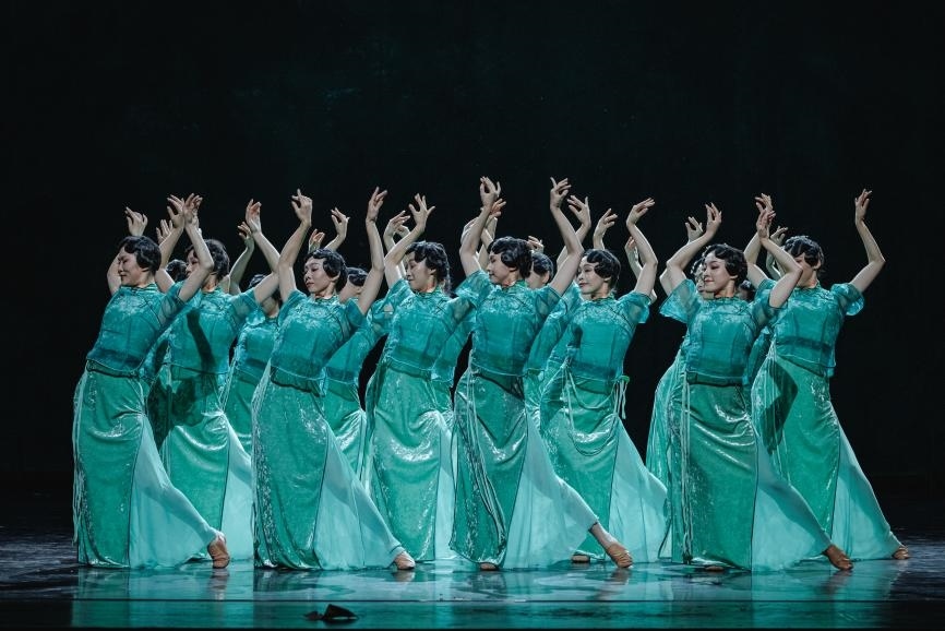 舞劇《熱血當(dāng)歌》演出現(xiàn)場。主辦方供圖