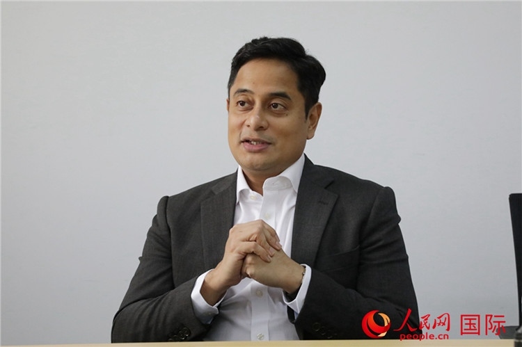 8月16日，雪蘭莪州創(chuàng)新與數(shù)字基礎(chǔ)設(shè)施執(zhí)行委員會(huì)主席法米接受人民網(wǎng)專訪。人民網(wǎng) 王婧攝