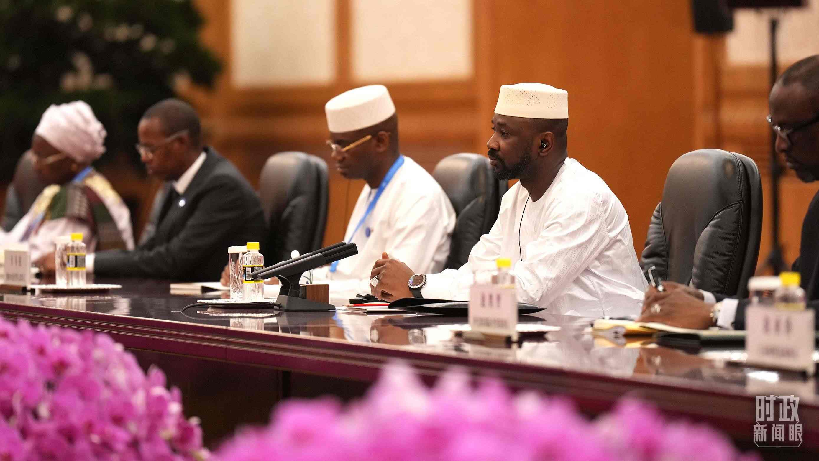 △馬里總統(tǒng)戈伊塔。（總臺(tái)記者李晉拍攝）