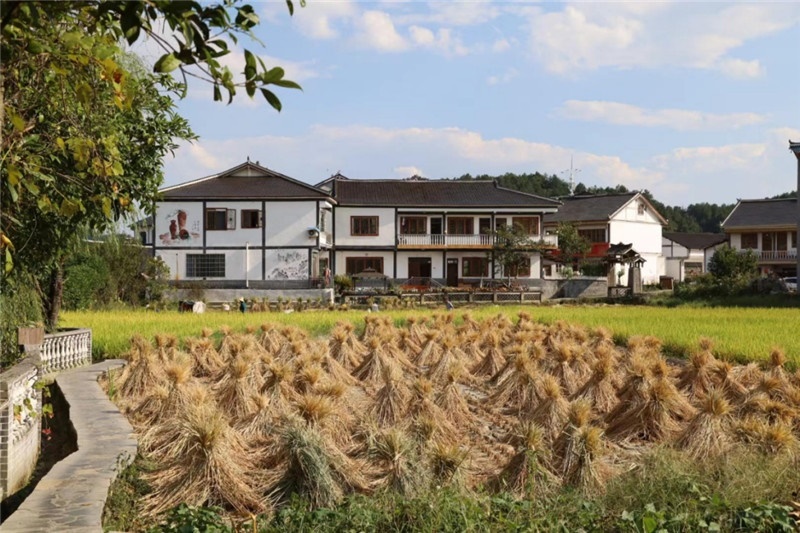 傳統(tǒng)的黔北村莊風(fēng)貌同現(xiàn)代民居元素相融合，人文風(fēng)光與生態(tài)自然風(fēng)景相結(jié)合，人與自然和諧共生。（俄羅斯《中國與俄羅斯》雜志社社長奧列格·別列日內(nèi)赫攝）