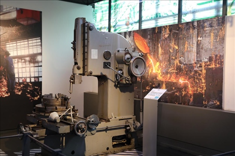 天水工業(yè)博物館內(nèi)景。新華社記者 馬莎 攝