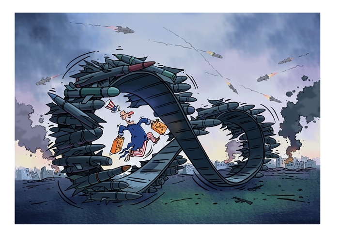 漫畫(huà)作者：馬宏亮（人民網(wǎng)版權(quán)圖片，未經(jīng)授權(quán)請(qǐng)勿轉(zhuǎn)載。）