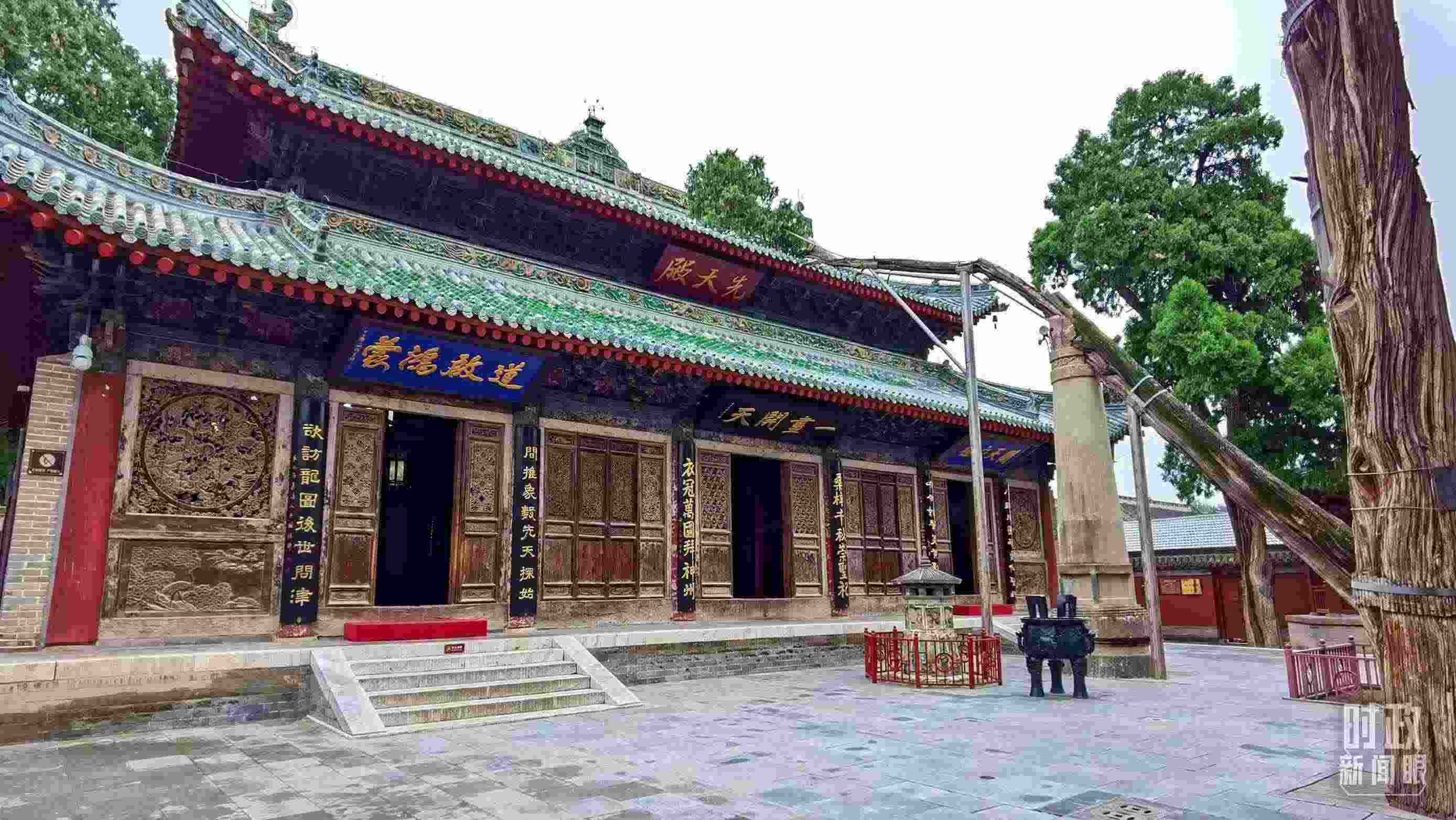 △ 伏羲廟。（總臺央視記者郭鴻拍攝）