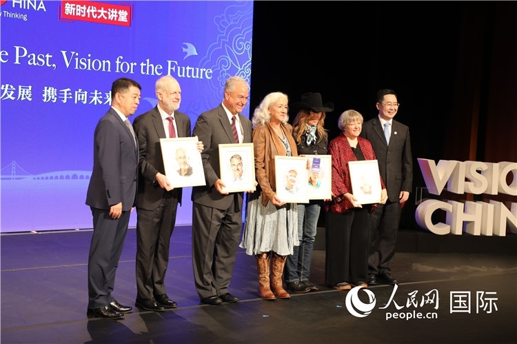 1、當天的演講嘉賓講述了中美友好故事。 人民網(wǎng)記者 李志偉攝