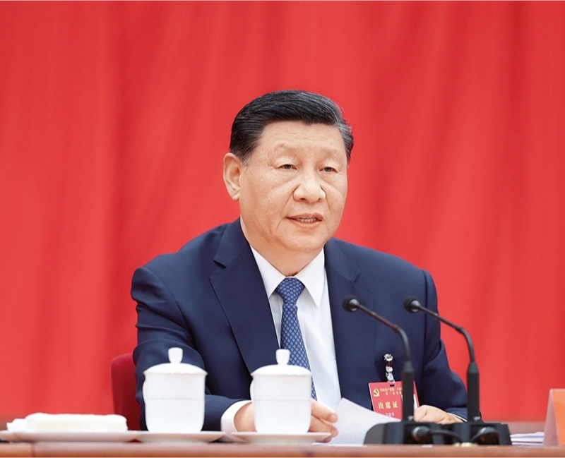 中國(guó)共產(chǎn)黨第二十屆中央委員會(huì)第三次全體會(huì)議，于2024年7月15日至18日在北京舉行。中央委員會(huì)總書(shū)記習(xí)近平作重要講話(huà)。 新華社記者 鞠鵬/攝