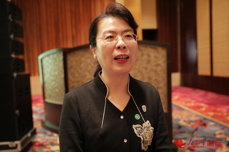 北京外國(guó)語(yǔ)大學(xué)亞洲學(xué)院院長(zhǎng)、中國(guó)馬來(lái)研究中心主任蘇瑩瑩教授接受人民網(wǎng)采訪。人民網(wǎng) 王婧攝