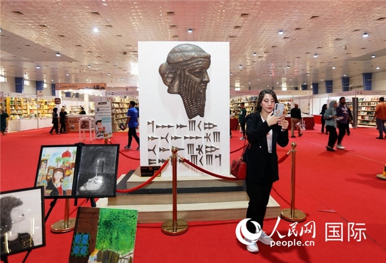 展廳一角。人民網中東中心分社奧馬爾·哈利勒攝