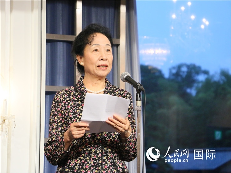 中國商務(wù)部原部長助理郭莉致辭。人民網(wǎng) 許可攝