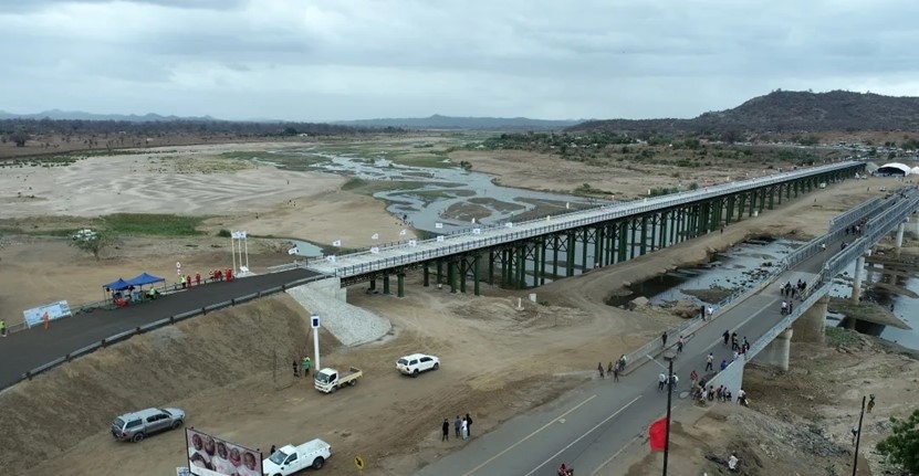 大橋全景。中交二公局第二工程有限公司供圖