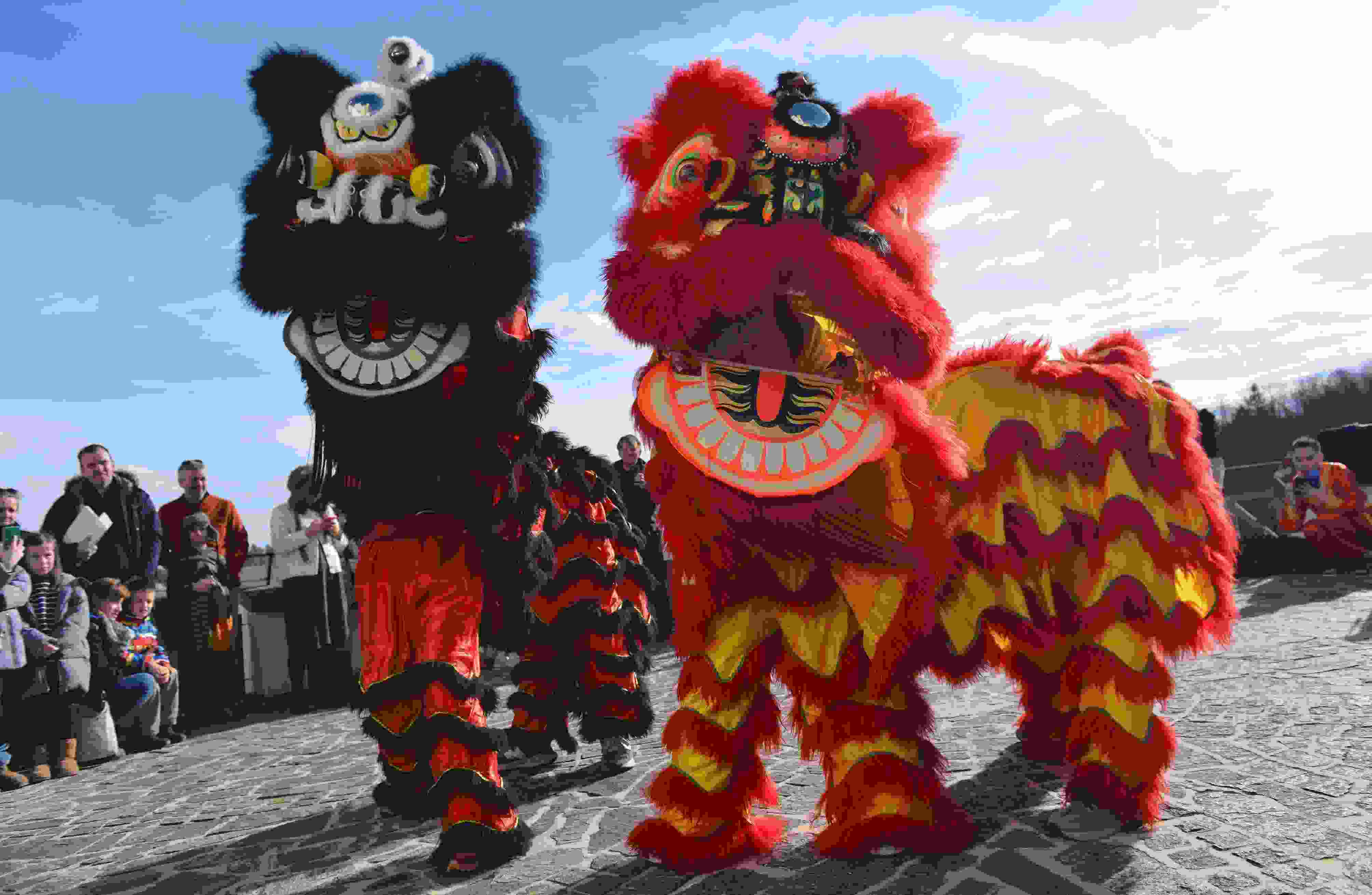 △當(dāng)?shù)貢r(shí)間2024年2月4日，克羅地亞克拉皮納，薩格勒布大學(xué)孔子學(xué)院舉辦一系列活動(dòng)，迎接中國(guó)農(nóng)歷龍年春節(jié)。