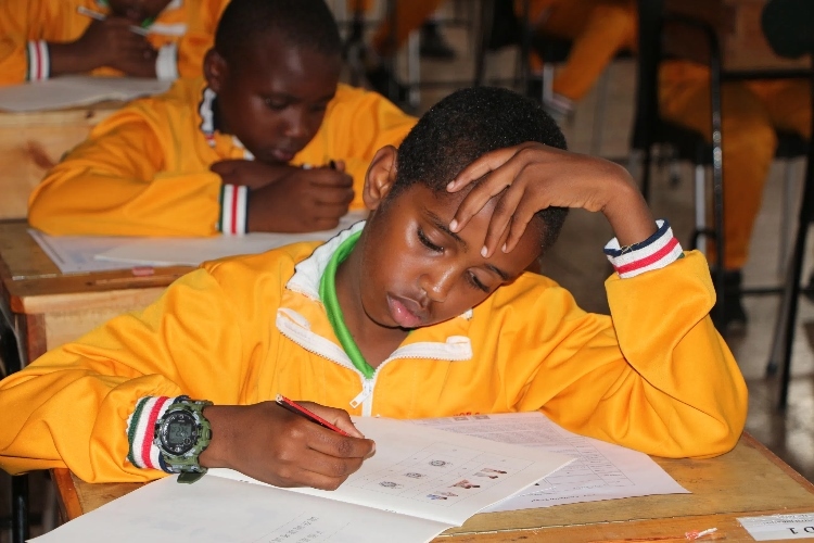 考場(chǎng)現(xiàn)場(chǎng)。埃格頓大學(xué)孔子學(xué)院供圖