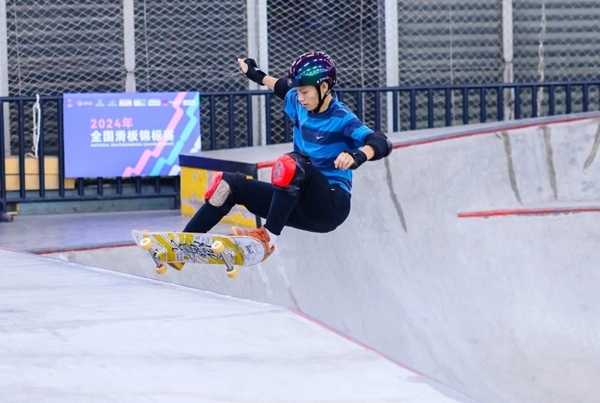 陳燁在比賽中。賽事組委會(huì)供圖