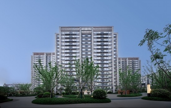 圖為改造后的中鐵臻庭小區(qū)整體外觀。王碩敏 攝