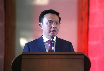 張潤致辭。主辦方供圖