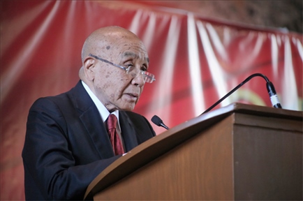 李子文致辭。主辦方供圖