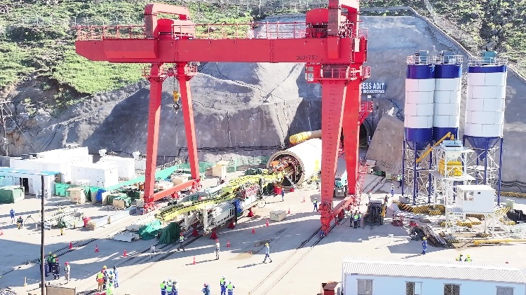 項目步進現(xiàn)場。中水電十一局供圖