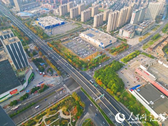 崇川區(qū)北大街便民商圈。人民網(wǎng)記者 王繼亮攝