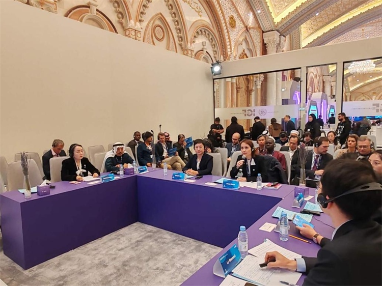 圖為與會(huì)代表圍繞主題進(jìn)行發(fā)言討論。中國(guó)傳媒大學(xué)供圖。