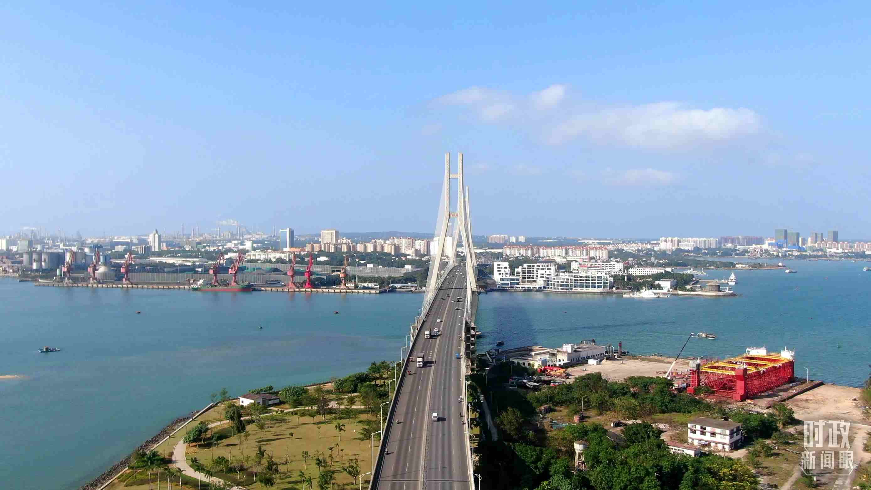 海南洋浦經(jīng)濟(jì)開發(fā)區(qū)。（總臺(tái)記者葉飛提供）