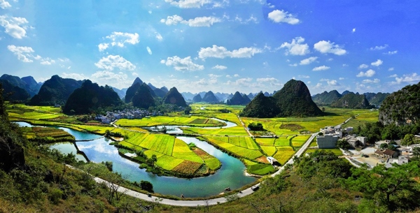 廣西天等都康田園風(fēng)光。主辦方供圖