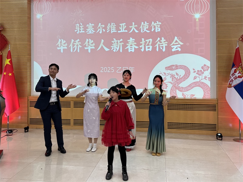 招待會(huì)現(xiàn)場(chǎng)表演。諾維薩德孔子學(xué)院供圖