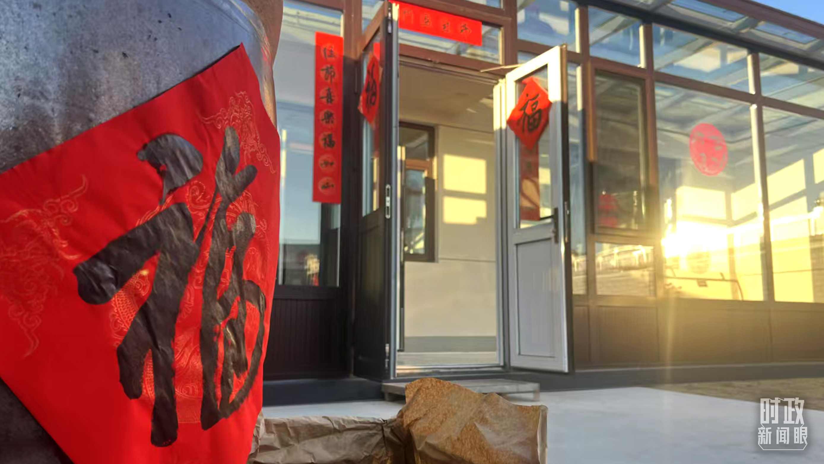 祝家溝村新居。（總臺(tái)央視記者李煒拍攝）