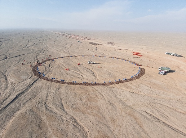 無線節(jié)點(diǎn)儀器檢測現(xiàn)場。受訪者供圖